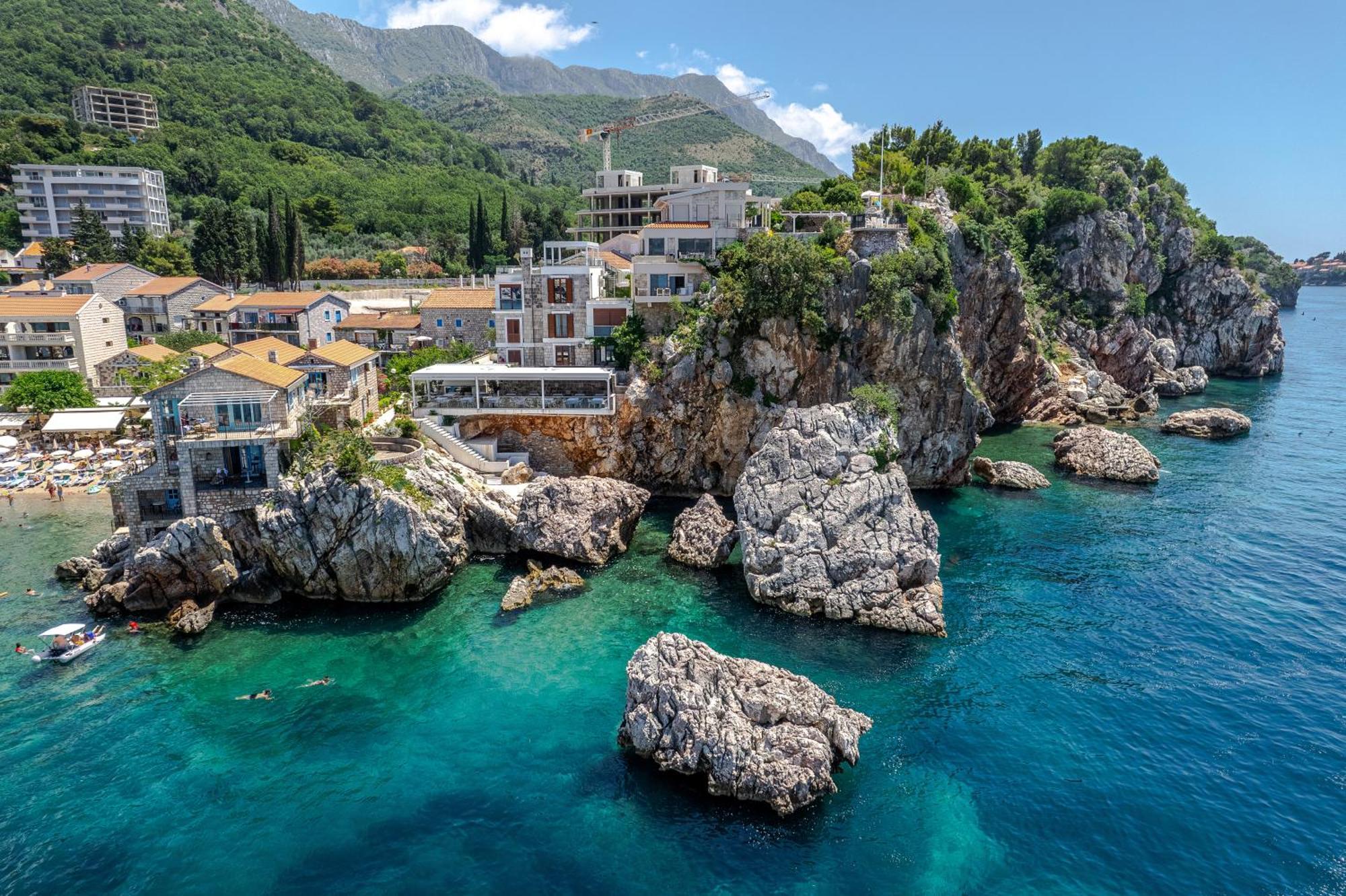 Blanche Cliff Apartments Sveti Stefan Exterior photo